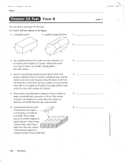 Chapter 10 Practice Test - Fort Thomas Independent Schools