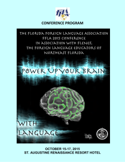 the 2015 ffla conference program