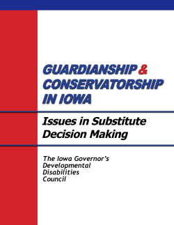 Guardianship and Conservatorship in Iowa