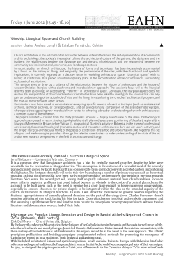 EAHN EAHN - eahn2012conference