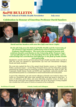 SOPH BULLETIN JULY 2012