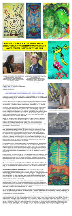 Artist for Peace - American Art Marketing