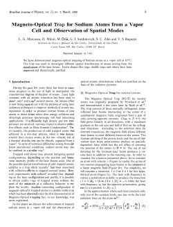Magneto-Optical Trap for Sodium Atoms from a Vapor Cell and
