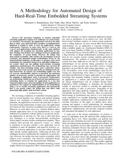 A Methodology for Automated Design of Hard-Real-Time