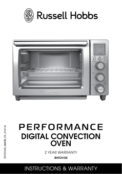 DIGITAL CONVECTION OVEN