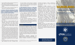 Guidelines for Relations Between U.S. Armed Forces and Non