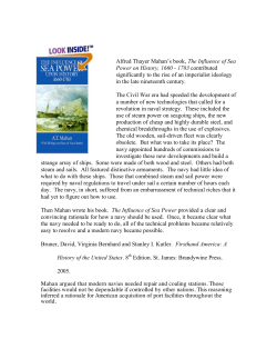 Alfred Thayer Mahan`s book