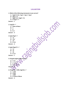 logarithm - Raging Bull Jobs