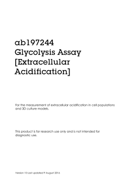 ab197244 Glycolysis Assay [Extracellular Acidification]