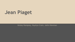 Jean Piaget - SPS186.org
