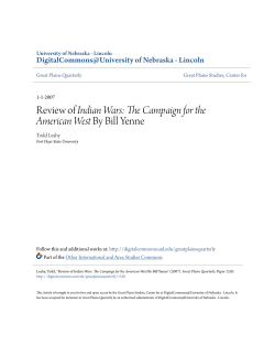 Review of Indian Wars: The Campaign for the American West By Bill