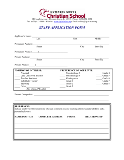 FIRST BAPTIST CHRISTIAN SCHOOL