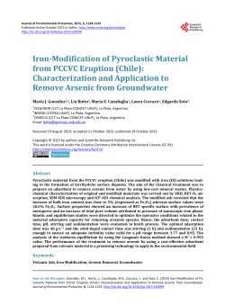 Iron-Modification of Pyroclastic Material from PCCVC Eruption (Chile