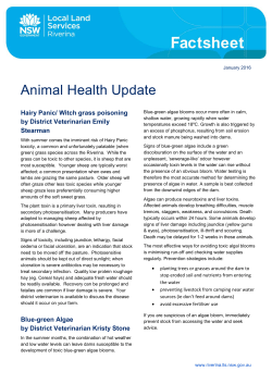January 2016 [PDF - 618.5 KB] - Riverina Local Land Services