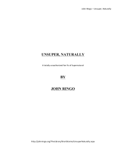 UNSUPER, NATURALLY BY JOHN RINGO