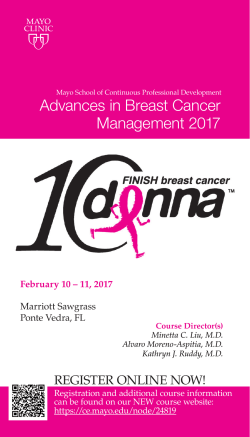 Breast Cancer Marathon Course