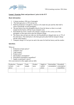 Exercise Supply of Goods of Services