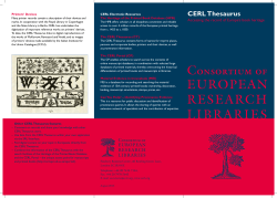 CERL Thesaurus