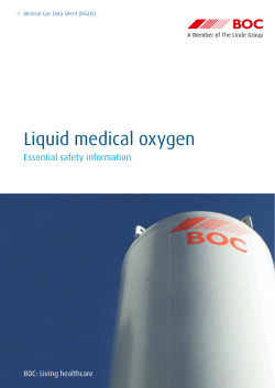 Liquid medical oxygen