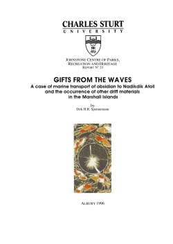 gifts from the waves - Digital Micronesia