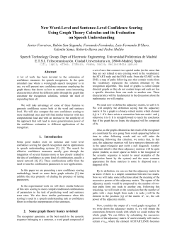 New Word-Level and Sentence-Level Confidence Scoring Using