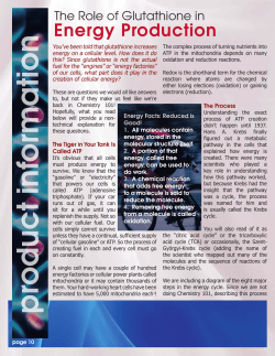 Glutathione for ENERGY - Chelation Medical Center