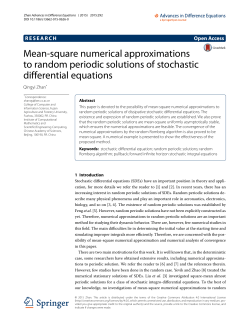 Mean-square numerical approximations to random periodic