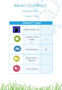 Sample contracts - Koonwarra Village School