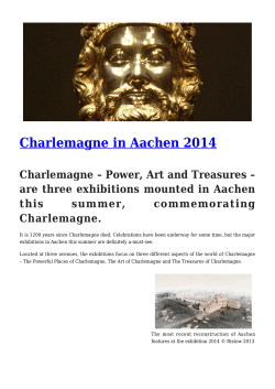 Charlemagne in Aachen 2014