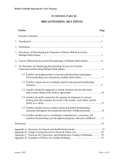 Breastfeeding Multiples