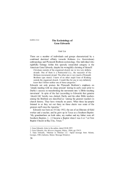 The Ecclesiology of Gene Edwards