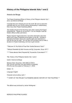 History of the Philippine Islands Vols 1 and 2