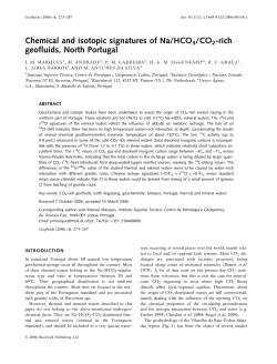 Chemical and isotopic signatures of Na/HCO3/CO2‐rich geofluids