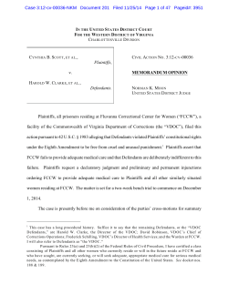 summary judgment - Legal Aid Justice Center