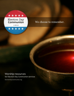 EDC worship resources