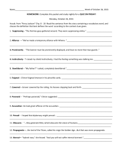 Term 2 Week 3 Vocab HW