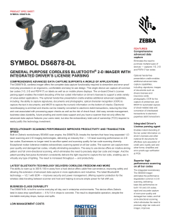 SYMBOL DS6878-DL - Andtech Barcode Systems