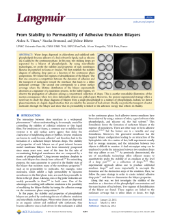 From Stability to Permeability of Adhesive Emulsion Bilayers