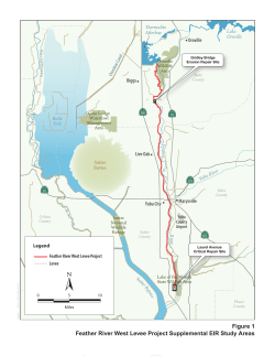 Figure 1-1 Sutter Basin Study Area Figure 1 Feather River West