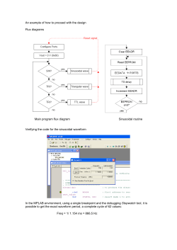 An example of how to proceed with the design Flux