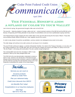 April 2006 - Cedar Point Federal Credit Union
