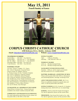 May 15, 2011 - Corpus Christi Parish, Mobile, AL