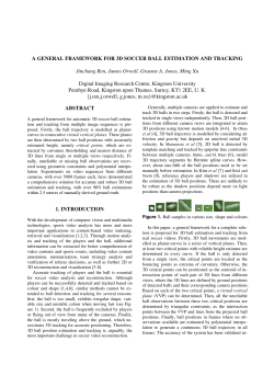 a general framework for 3d soccer ball