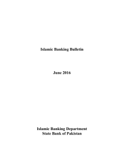 Islamic Banking Bulletin June 2016