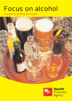 Focus on alcohol