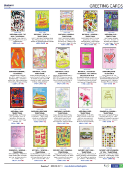greeting cards - Jack L. Marcus, Inc