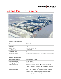Galena Park, TX Terminal