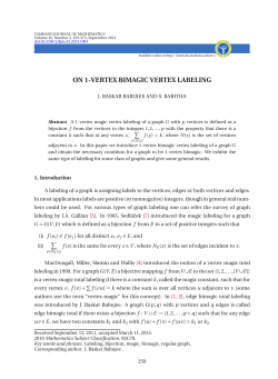 on 1-vertex bimagic vertex labeling