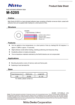 M-5205 - Nitto Denko Corporation