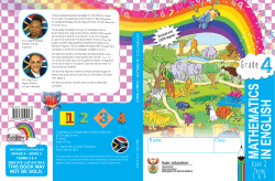 1 2 4 3 MATHEMATICS IN ENGLISH